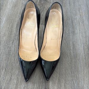 Christian Louboutin Black Heels Sleek Design